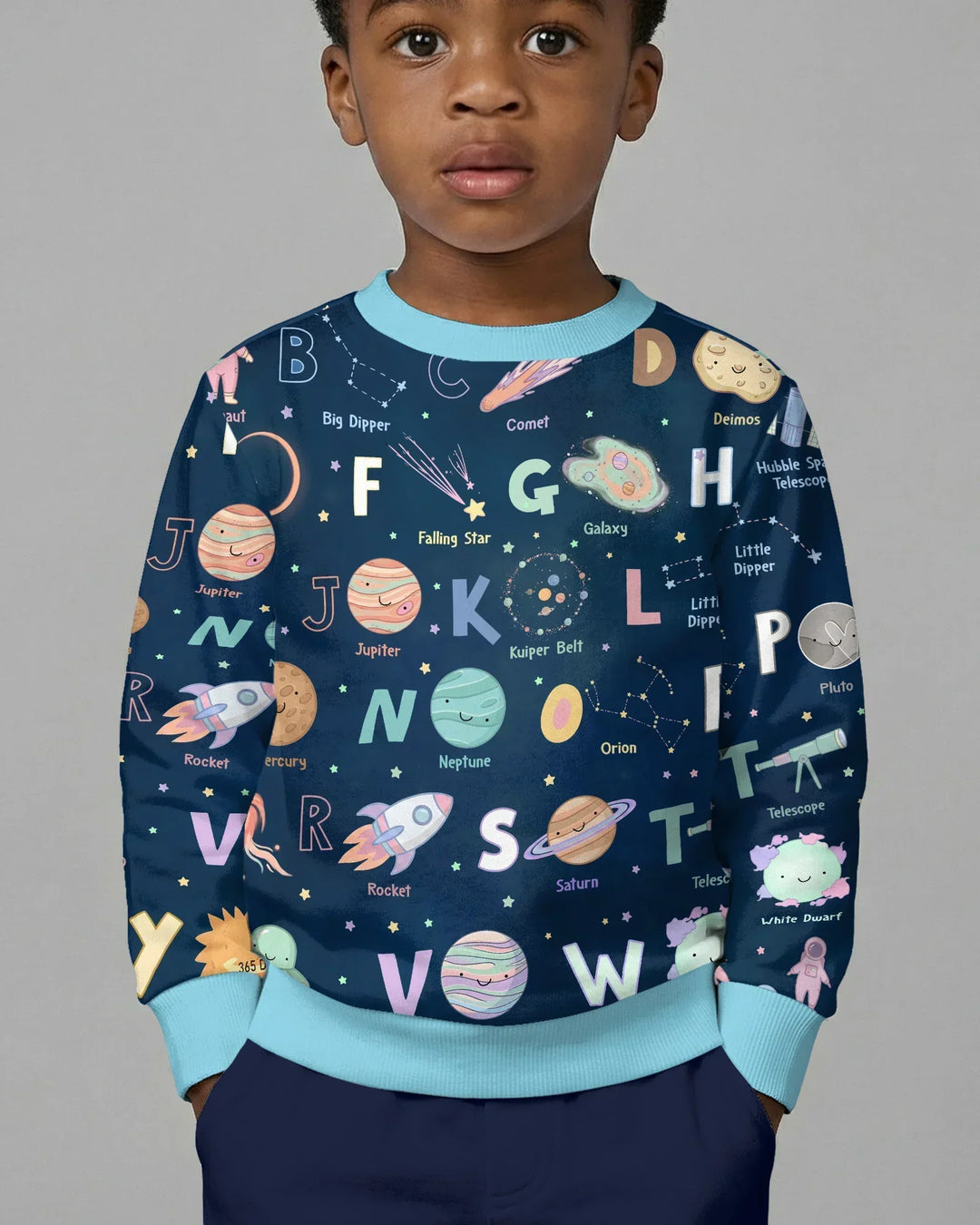 Sweatshirt mit Rundhalsausschnitt aus Bambusfaser