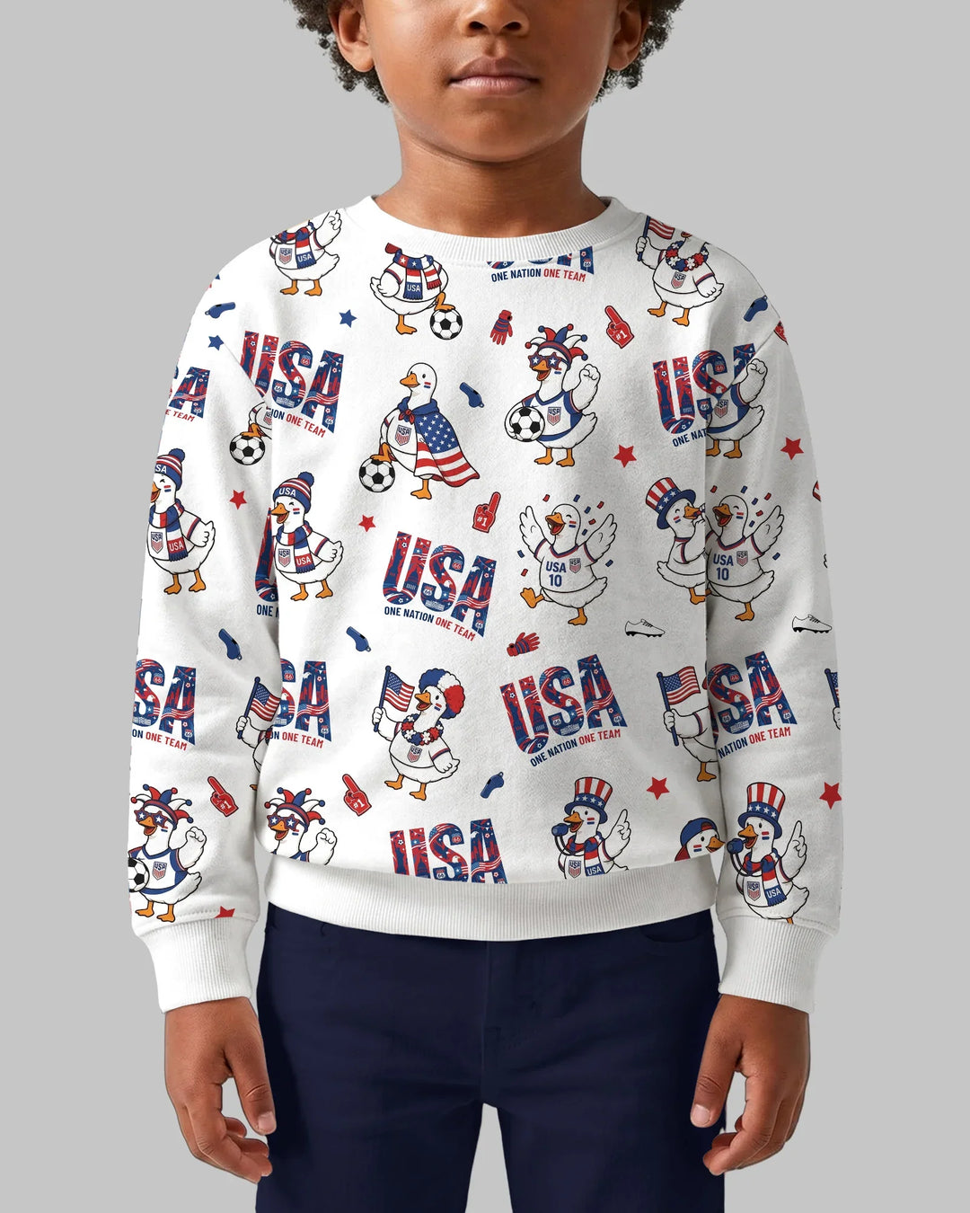 Sudadera de cuello redondo Bamboo Template