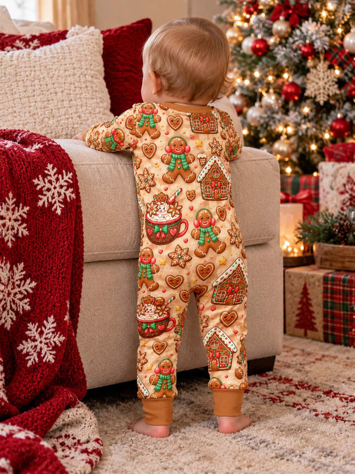 Sweet Gingerbread Christmas Bamboo Convertible Zippy