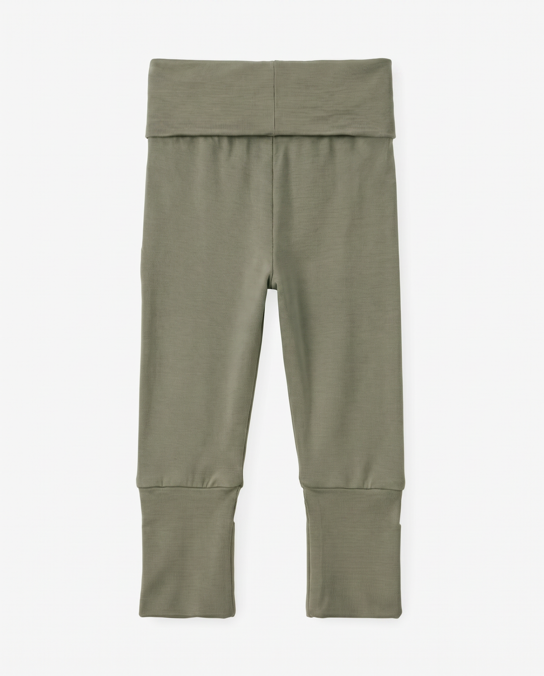 Solid Color Bamboo Fold Over Legging