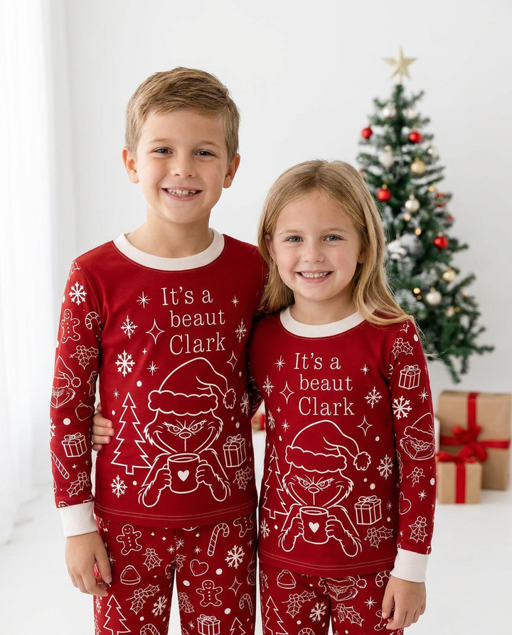 It's A Beaut Clark Bamboo Two Piece Long Sleeve Pajama Set