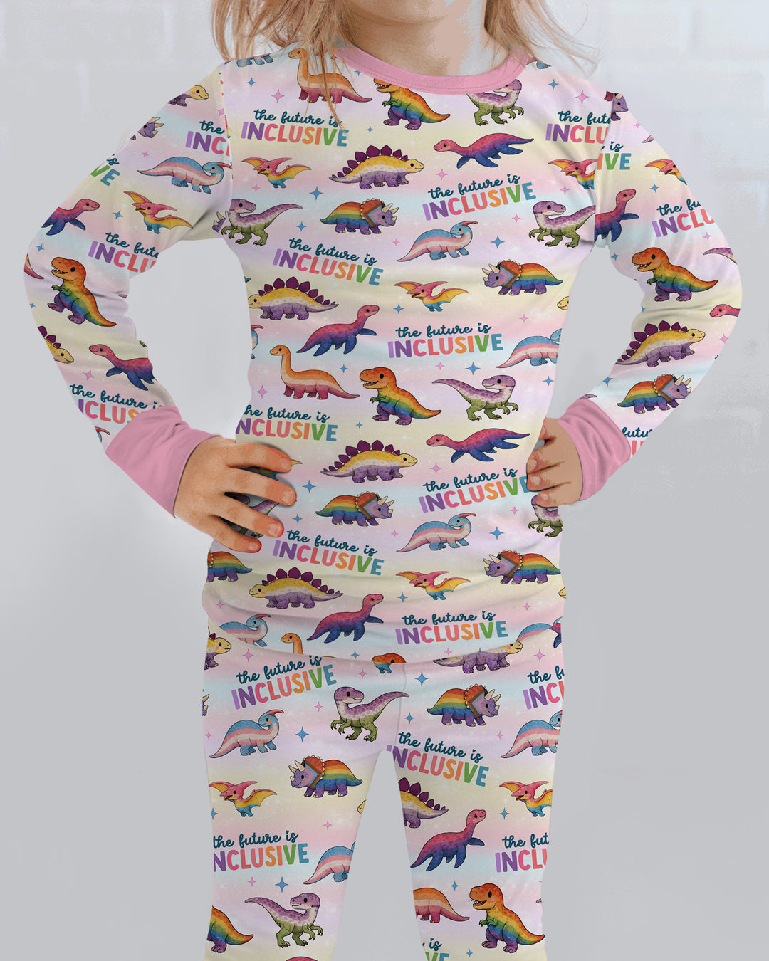 The Future is Inclusive Bamboo Two Piece Long Sleeve Pajama Set