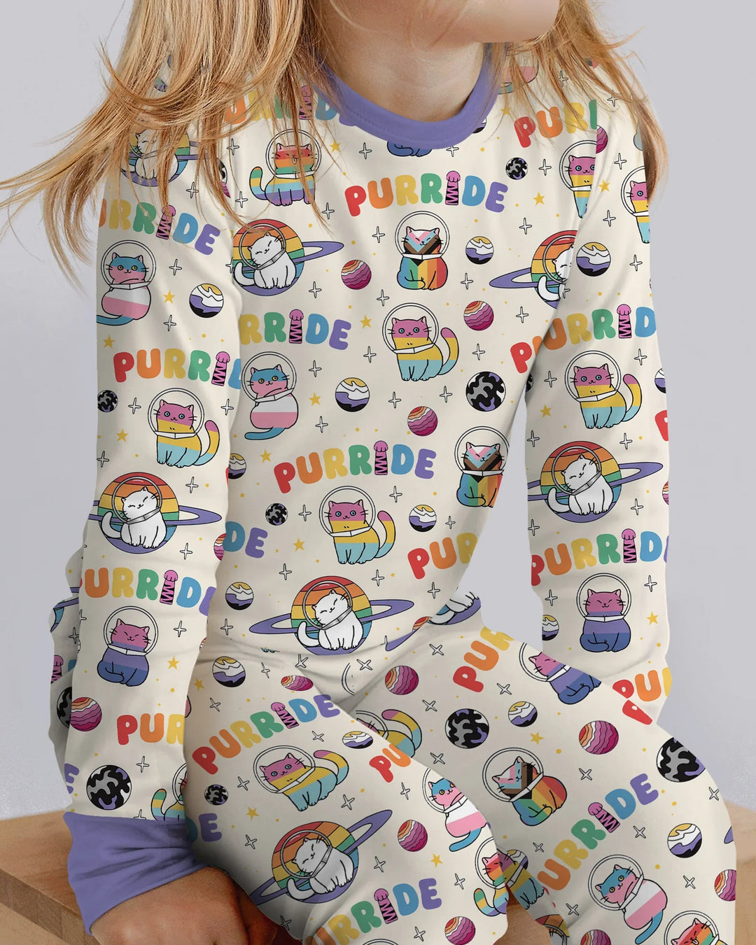 Conjunto de pijama de dos piezas de bambú de manga larga