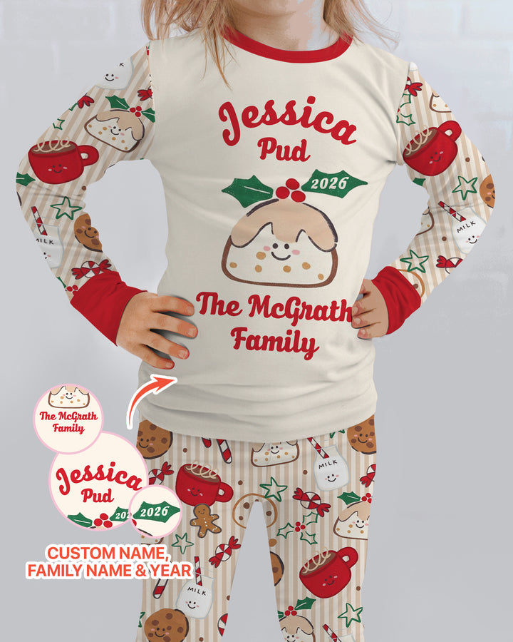 My Little Pudding Bamboo Two Piece Long Sleeve Pajama Set