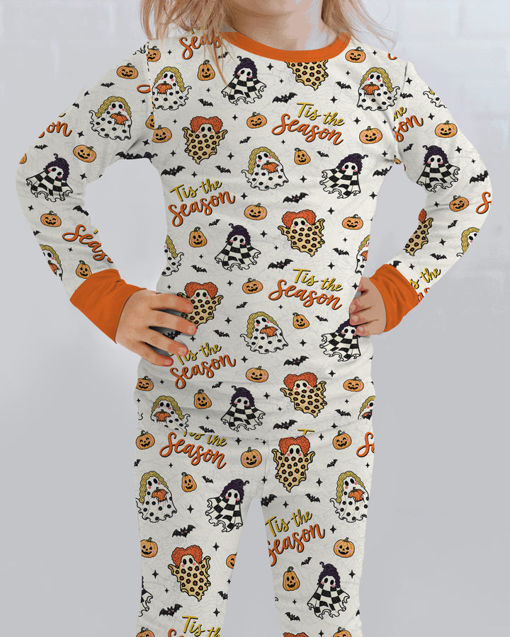 Little Boo Tis The Season Bamboo Two Piece Long Sleeve Pajama Set