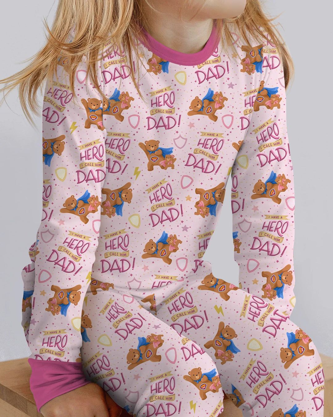Conjunto de pijama de dos piezas de bambú de manga larga