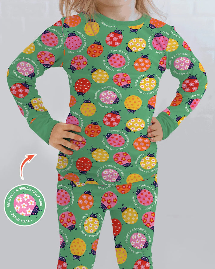 Fearfully & Wonderfully Made Bamboo Two Piece Long Sleeve Pajama Set