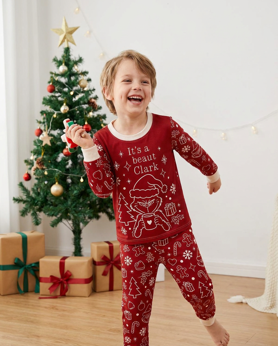 It's A Beaut Clark Bamboo Two Piece Long Sleeve Pajama Set