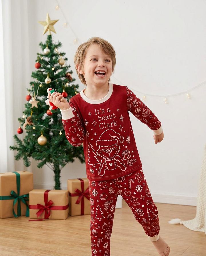 It's A Beaut Clark Bamboo Two Piece Long Sleeve Pajama Set