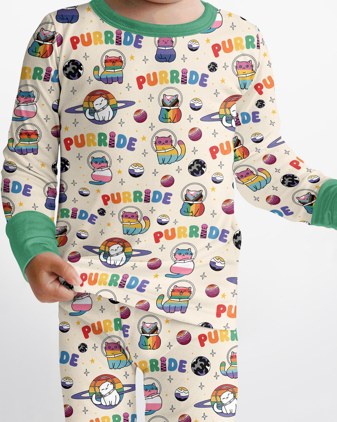 Conjunto de pijama de dos piezas de bambú de manga larga