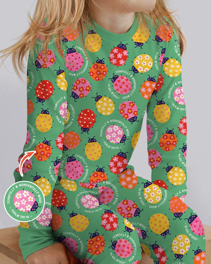 Fearfully & Wonderfully Made Bamboo Two Piece Long Sleeve Pajama Set