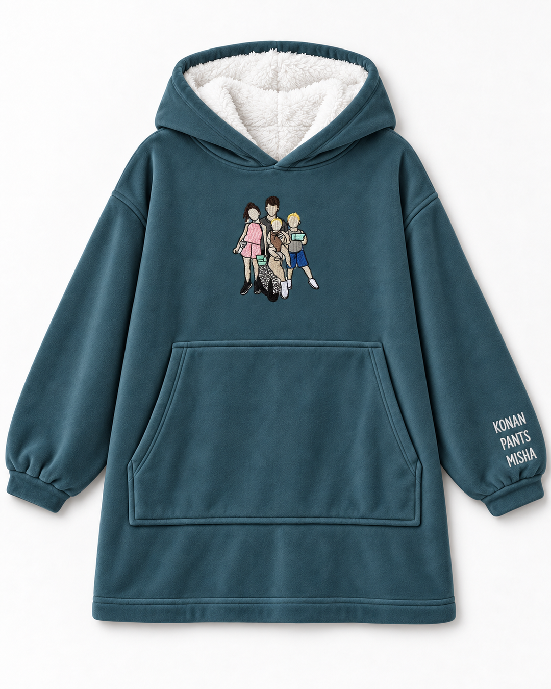 Benutzerdefinierter Bambus-Deckenhoodie (Vorlage)