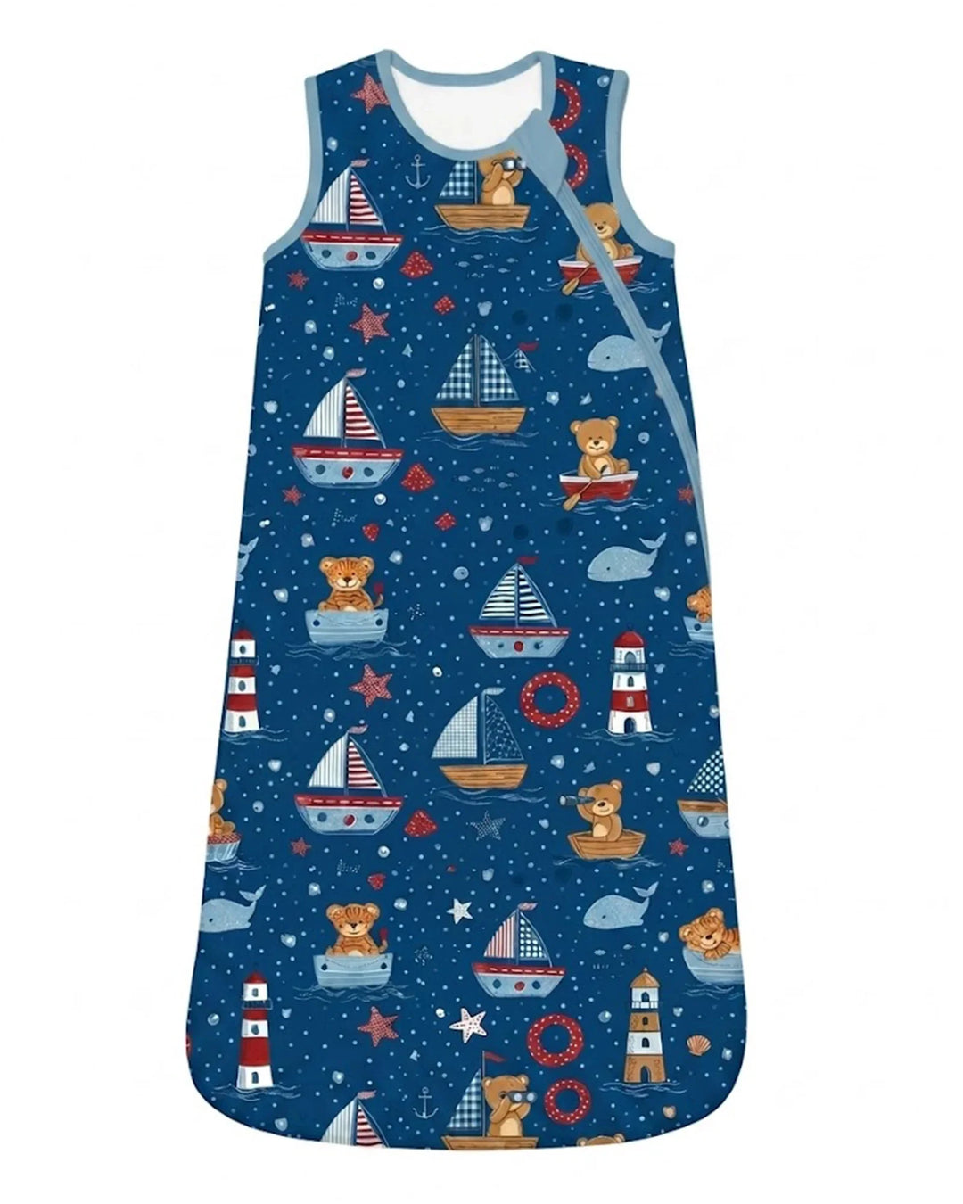 Teddy Bear Boat Bamboo Sleep Bag