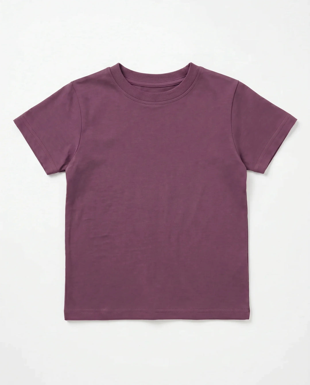 Solid Color Bamboo Crewneck T-Shirt