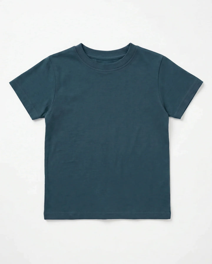 Solid Color Bamboo Crewneck T-Shirt