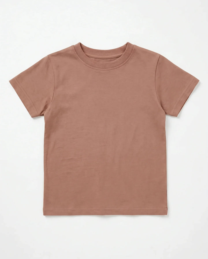 Solid Color Bamboo Crewneck T-Shirt