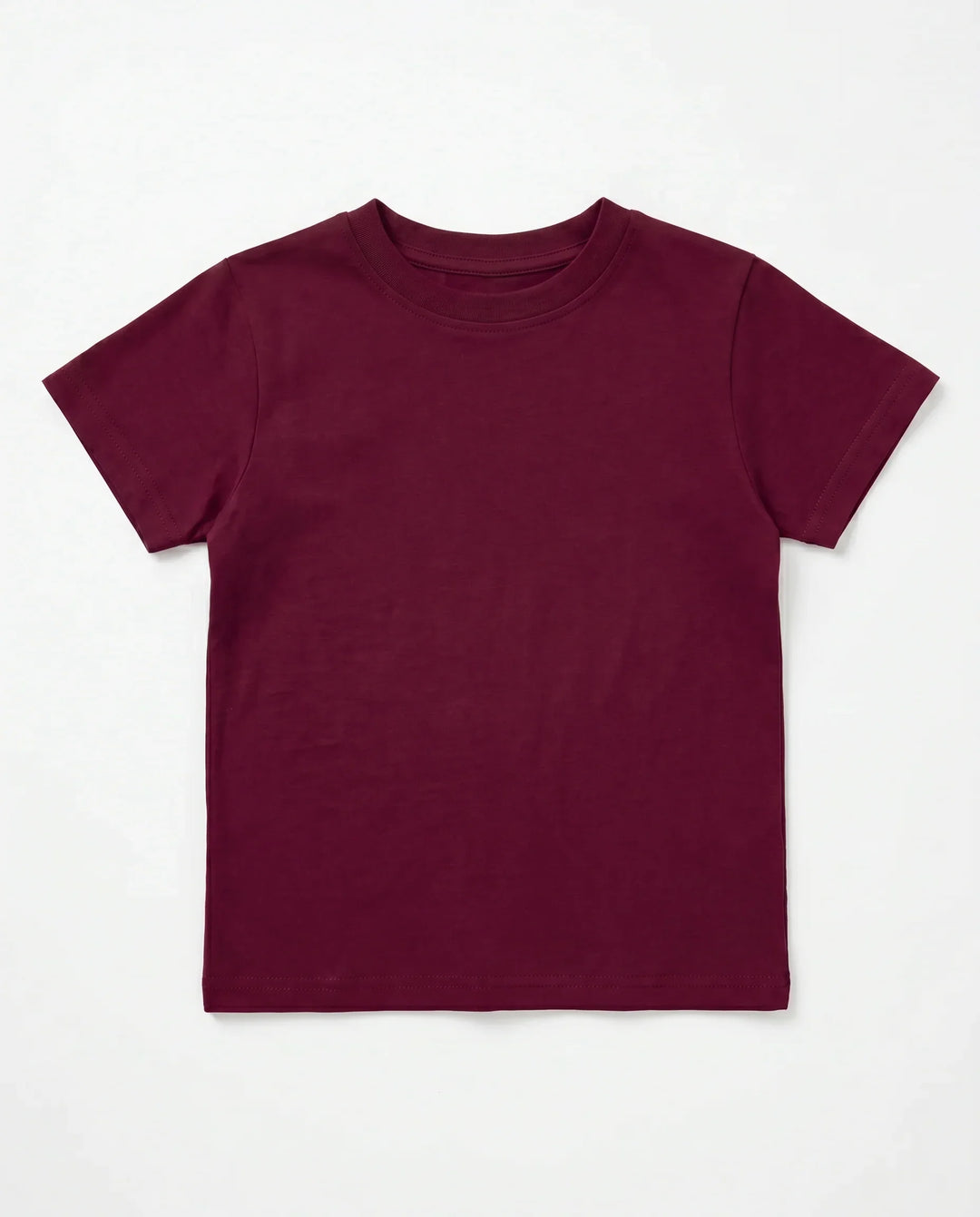 Solid Color Bamboo Crewneck T-Shirt