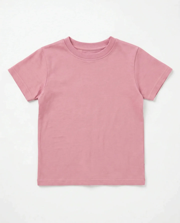 Solid Color Bamboo Crewneck T-Shirt