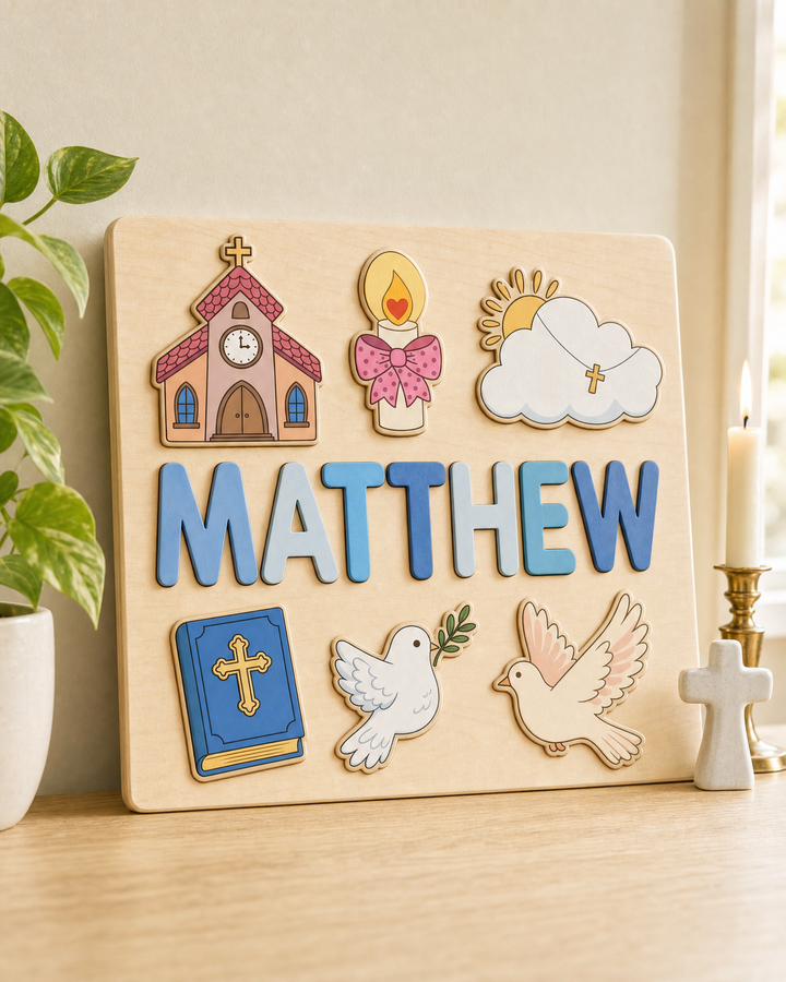 Schablone Holzpuzzle