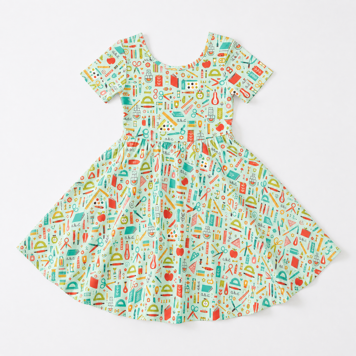 Vestido de bambú floral Tulipán vivaz