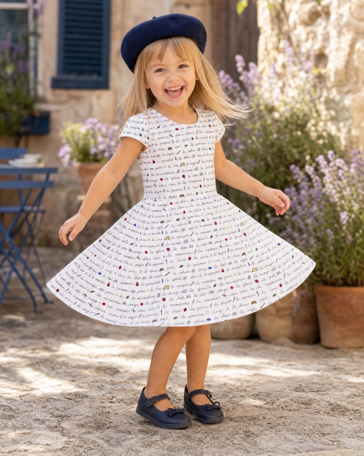 French Classroom Notes Bamboo Twirl Dress