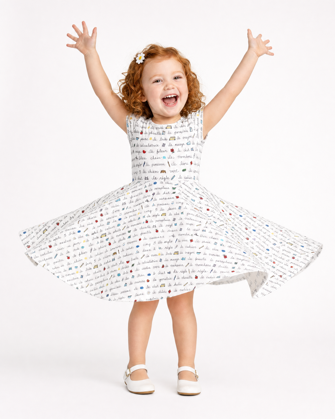 French Classroom Notes Bamboo Twirl Dress