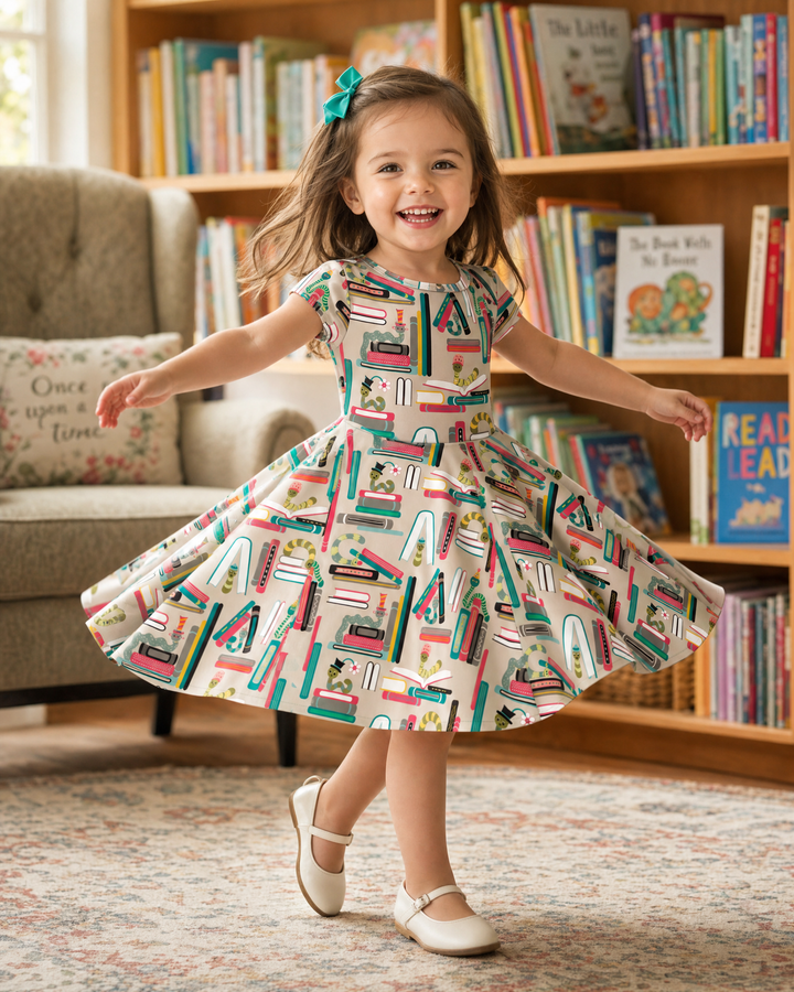 Bookworm Adventures Bamboo Twirl Dress