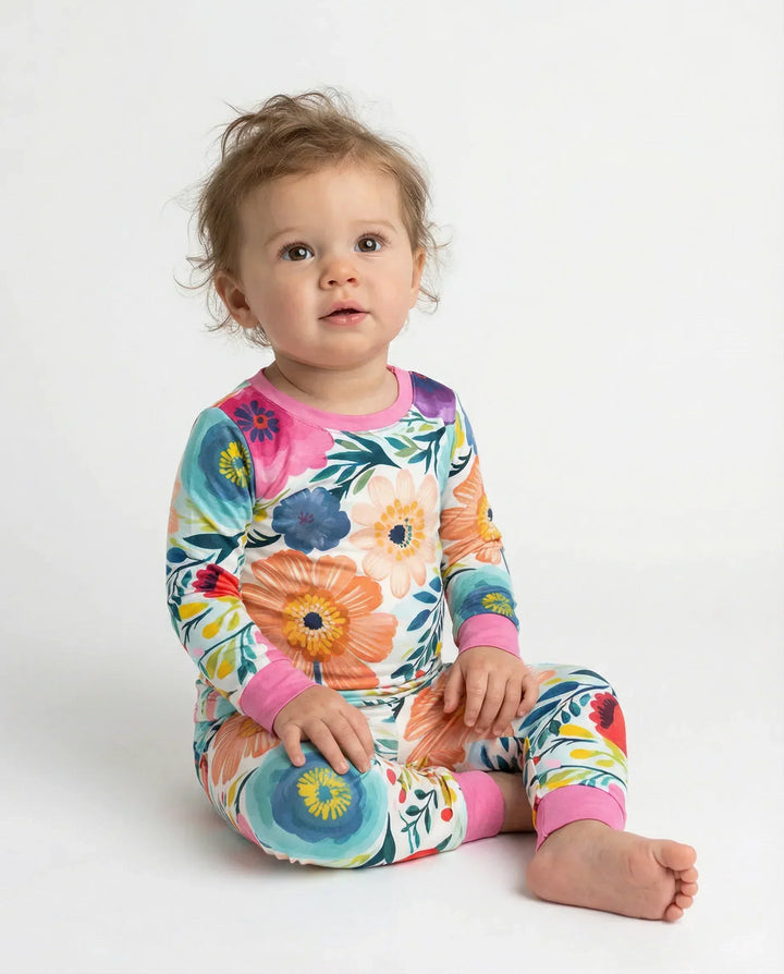 Secret Garden Bamboo Two Piece Pajama Set