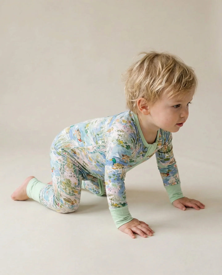 Watercolor Mallard Duck Bamboo Convertible Zippy