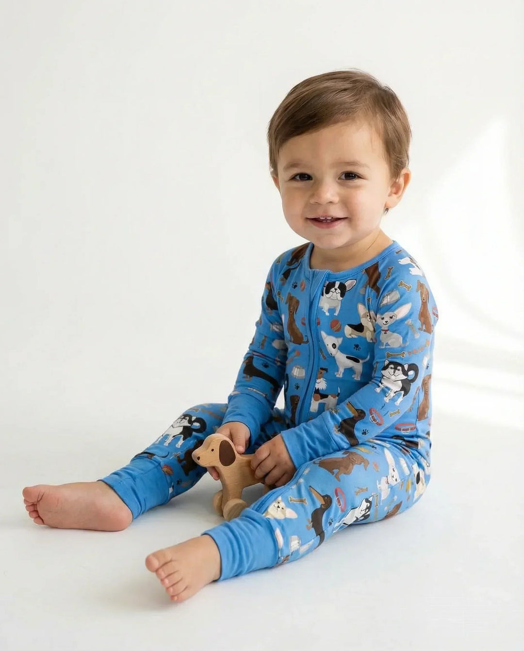 Dapper Dogs Bamboo Convertible Zippered Romper