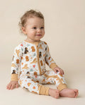 Brown Dogs Bamboo Convertible Zippered Romper