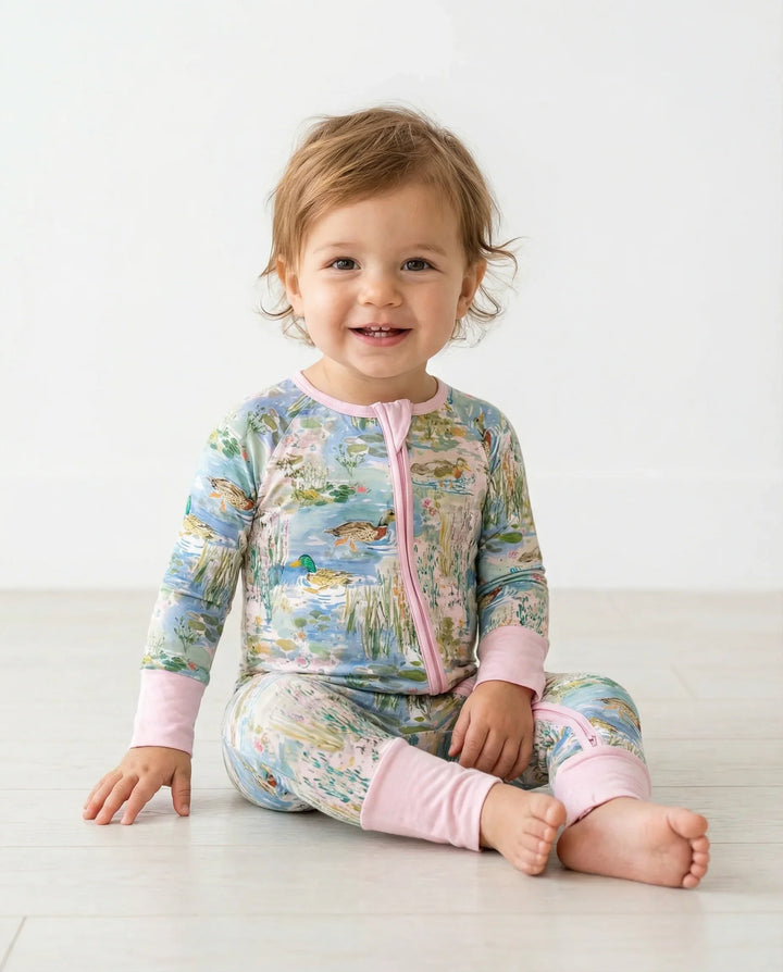 Watercolor Mallard Duck Bamboo Convertible Zippy