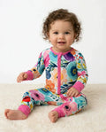 Secret Garden Bamboo Convertible Zippered Romper
