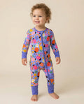 Lady Bugs Bamboo Convertible Zippered Romper