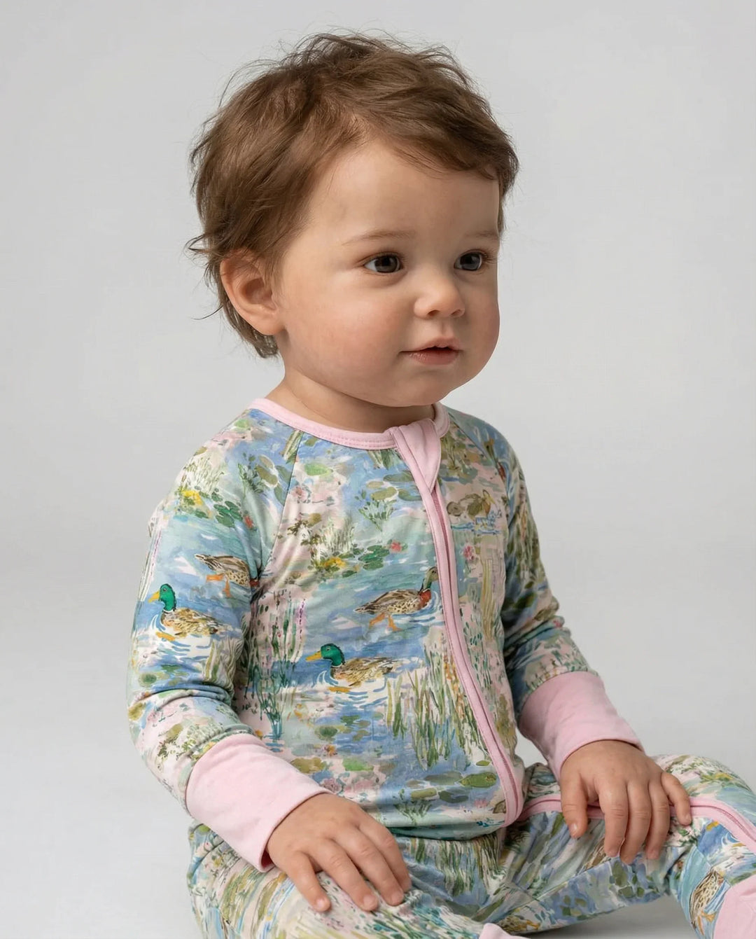 Watercolor Mallard Duck Bamboo Convertible Zippy