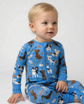 Dapper Dogs Bamboo Convertible Zippered Romper