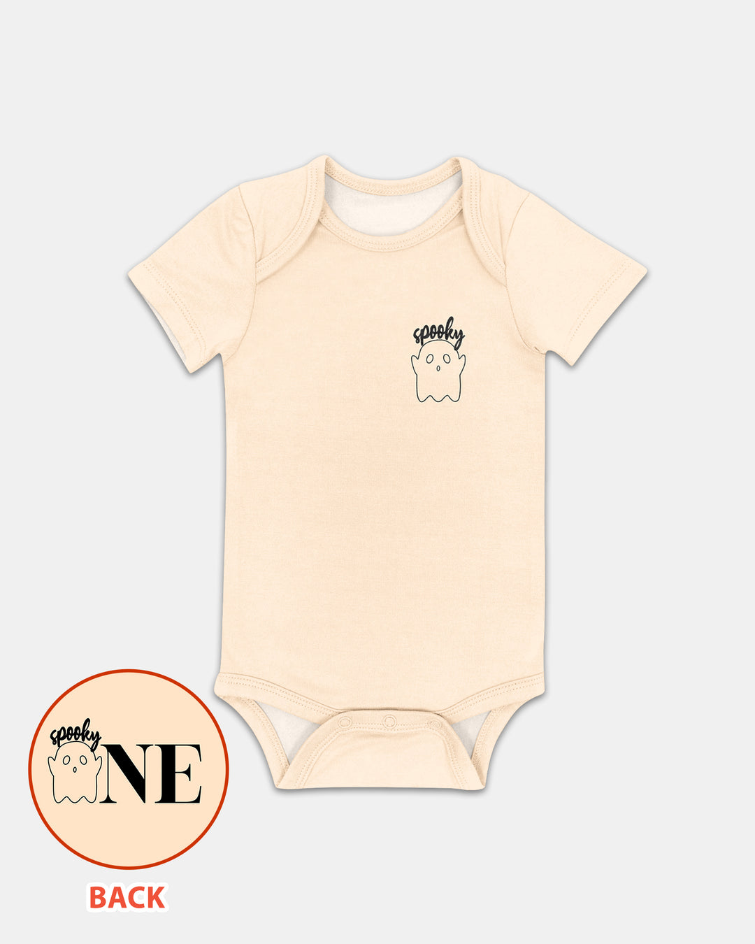 Spooky One Birthday Boo First Birthday Halloween Bamboo Bodysuit