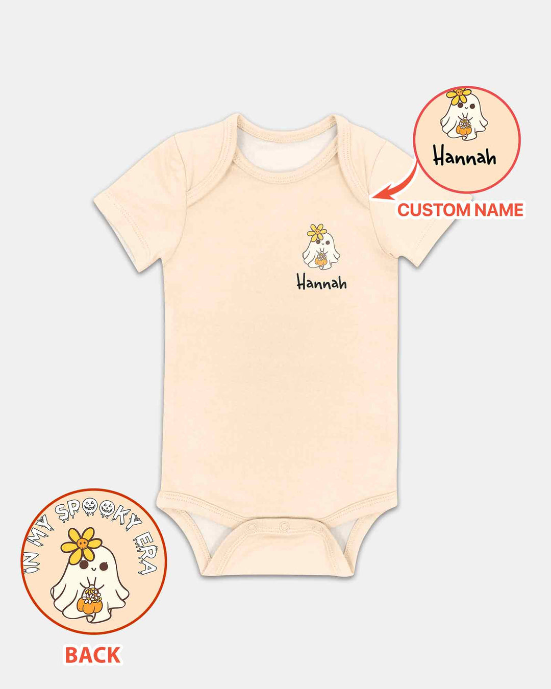 Personalized In My Spooky Era Bamboo Bodysuit