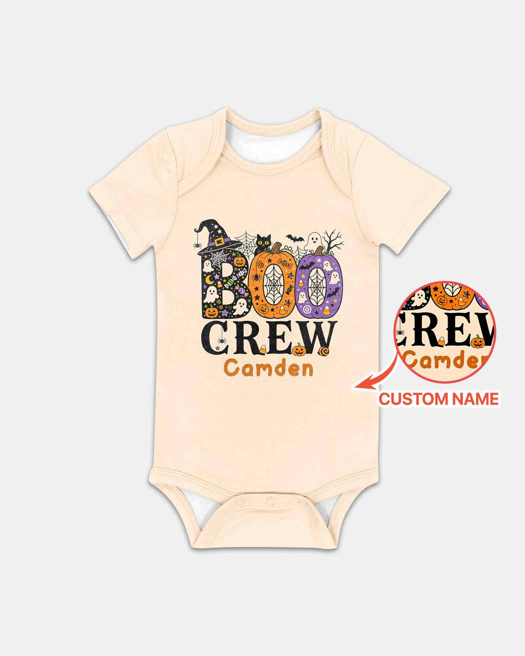 Personalized Boo Crew Bamboo Bodysuit