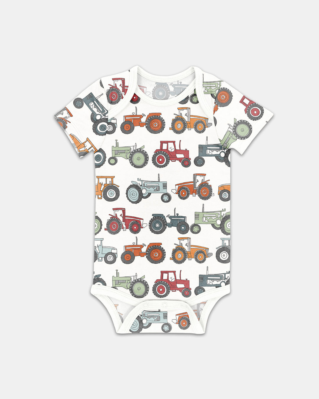 Tiny Tractors Bamboo Bodysuit