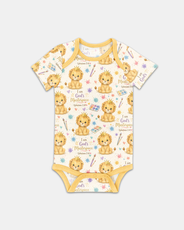 Gerippte Babykleidung mit individuellem Foto - Weich &amp; Skizzenhaft