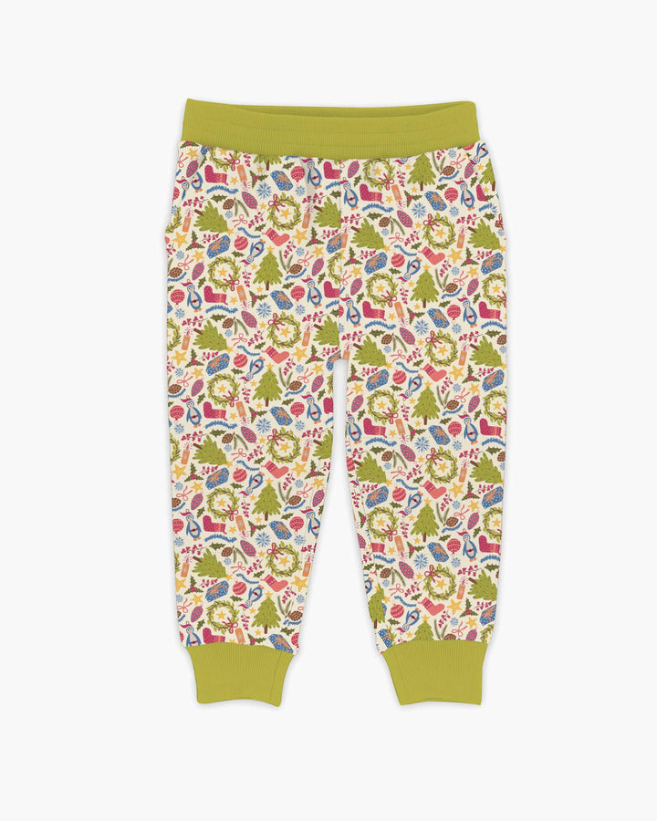 All Over Christmas Fun Bamboo Jogger