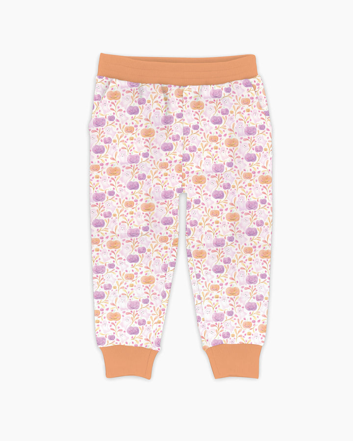 Pastel Pumpkins and Ghosts Bamboo Jogger