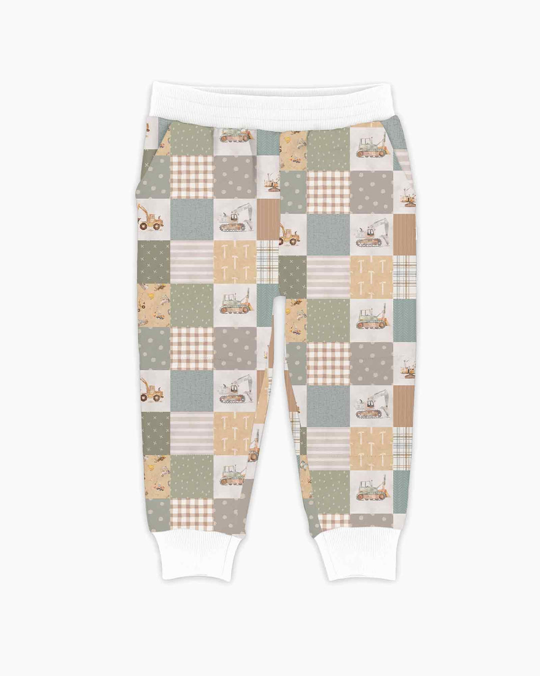 Plantilla de pantalón jogger de bambú