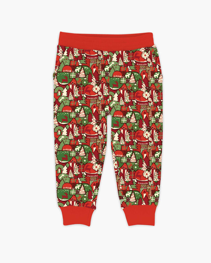 Christmas Time Mosaic Bamboo Jogger