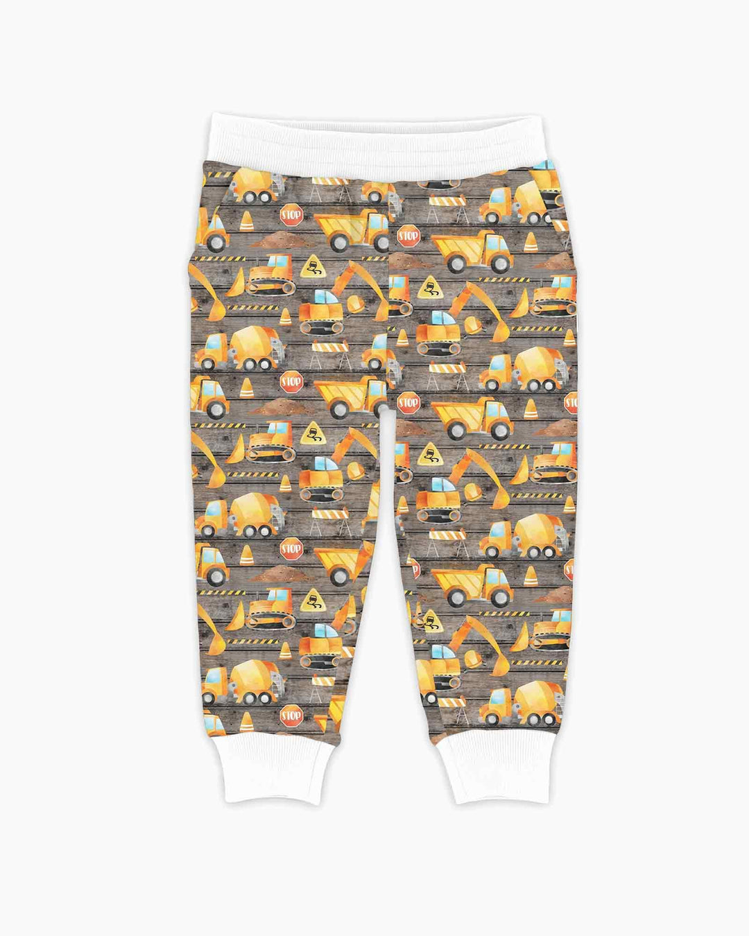 Construction Vehicles Bamboo Jogger