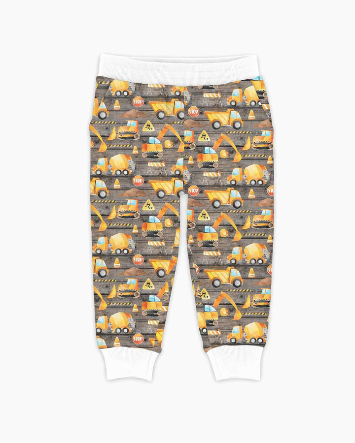 Construction Vehicles Bamboo Jogger