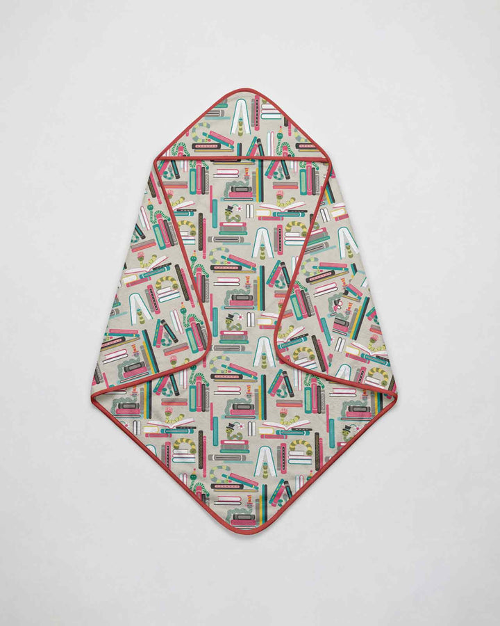 Bookworm Adventures Hooded Bamboo Towel Set