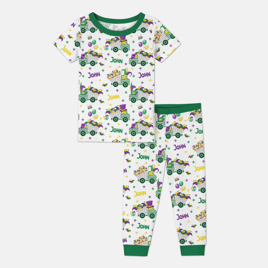 Zweiteiliges, kurzärmliges Pyjama-Set mit Marienkäfern