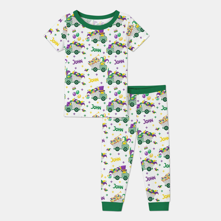 Zweiteiliges, kurzärmliges Pyjama-Set mit Marienkäfern